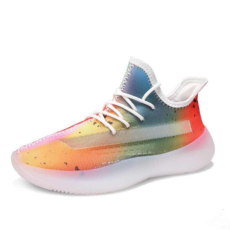 Flying woven breathable sneakers