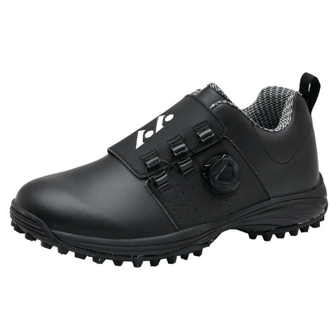 Men's Fashion Golf Sole Casual Automatic Knob Shoelace Nail-free Sneakers Shoes