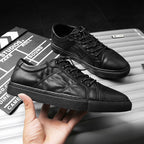 Autumn Men's Shoes First Layer Cowhide Men's Sneakers Genuine Leather