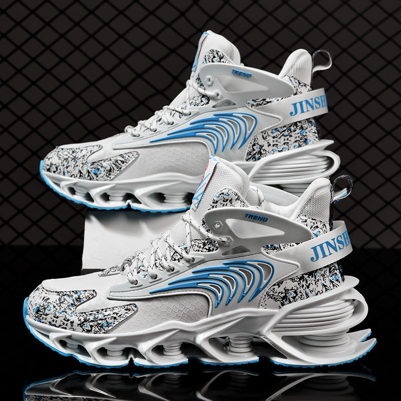 Men's Printed Graffiti Casual Sneakers