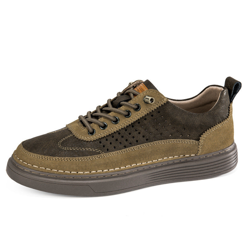 Summer Men's Shoes Thin Perforated Sneakers Sports Casual Shoes