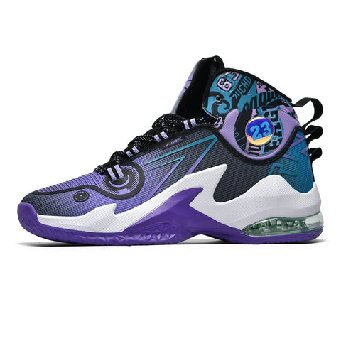 Men's Basketball Sneakers Height Increasing Basketball Style Shoes for Summer & Spring Comfortable Walking Shoe