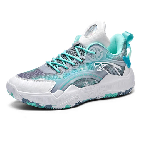 Factory Wholesale Brand High Quality Basketball Sneakers Fashion Couple High Top Shock Absorbing Basketball Shoes