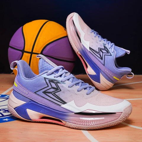 2024 New Fashion Sneaker High Elastic Running Colorful Breathable Flying Woven Men's Basketball Sneakers Shoes