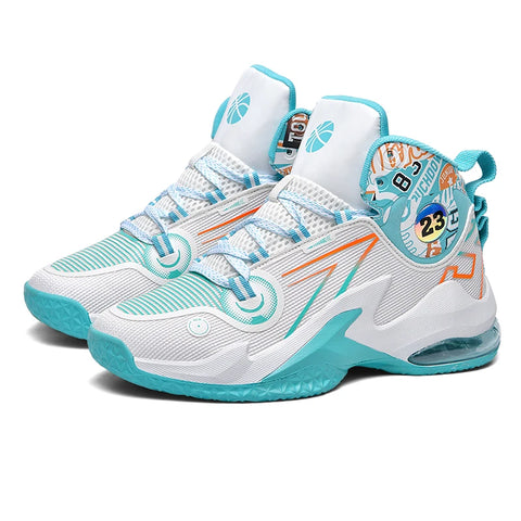 Men's Basketball Sneakers Height Increasing Basketball Style Shoes for Summer & Spring Comfortable Walking Shoe