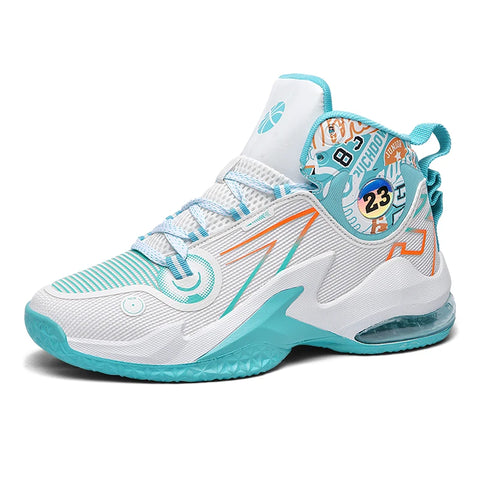 Men's Basketball Sneakers Height Increasing Basketball Style Shoes for Summer & Spring Comfortable Walking Shoe