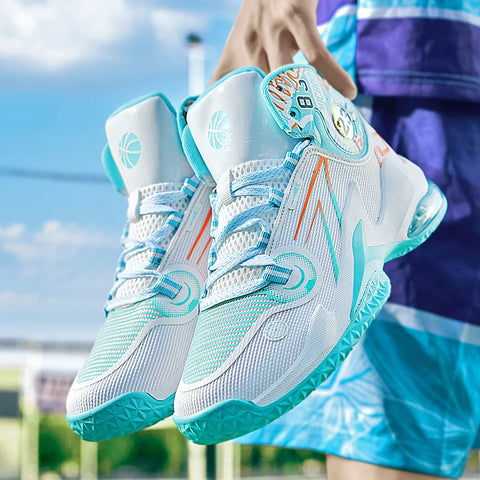 Men's Basketball Sneakers Height Increasing Basketball Style Shoes for Summer & Spring Comfortable Walking Shoe