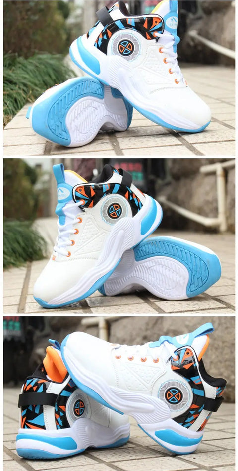 Basketball Shoes For Men High-Top Sneakers Men Outdoor Breathable Non-Slip Athletic Fashion Tennis Sport Shoes Male Zapatillas