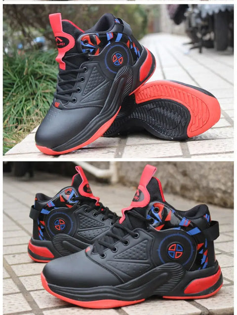 Basketball Shoes For Men High-Top Sneakers Men Outdoor Breathable Non-Slip Athletic Fashion Tennis Sport Shoes Male Zapatillas