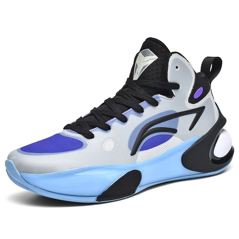 Latest Design Shock-Absorption Composite Sole Professional Cool Hot Pink Basketball Sneakers