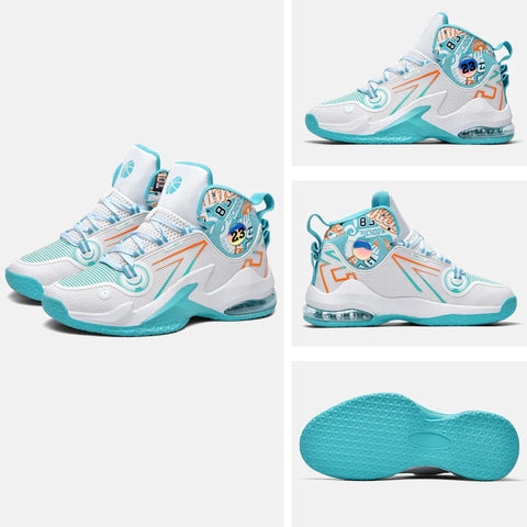 Men's Basketball Sneakers Height Increasing Basketball Style Shoes for Summer & Spring Comfortable Walking Shoe