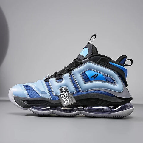 High-Quality Men's Basketball Shoes High Street Original Sneakers Men Air Cushioning Rubber Anti-slip Leisure Shoes Male 39-45