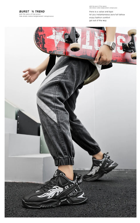 Men's Sneaker Shoes Casual Sports Basketball Shoes for Men Fashion Trends Original Male Sneakers High Top Mens Running Shoes