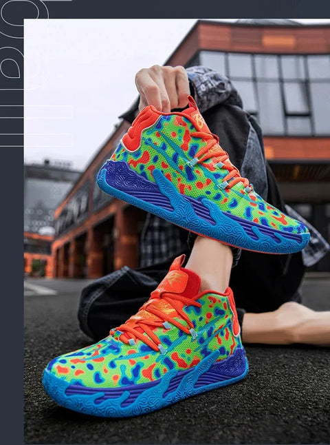 2025 New Basketball Shoes Men Breathable Comfortable Sneakers Training Sports Basketball Sneakers Women Shoes