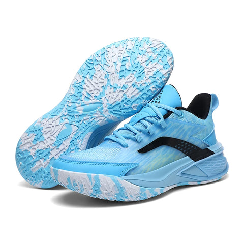 High Quality Basketball Shoes Fashion Reflective Basket Boots Comfy Breathable Sneakers Outdoor Rubber Anti Slip Soft Midsole