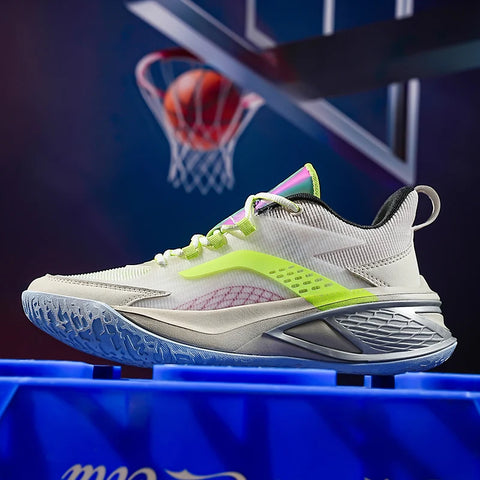 High Quality Basketball Shoes Fashion Reflective Basket Boots Comfy Breathable Sneakers Outdoor Rubber Anti Slip Soft Midsole