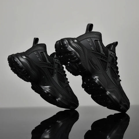 2025 Men's Sneakers Casual Athletic Walking Sneakers Male Black High-Quality Trend Platform Running Basketball Shoes For Men