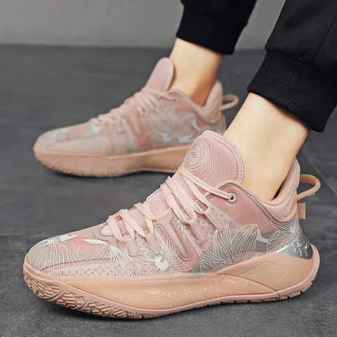 Basketball Shoes Men Breathable Sneakers for Men's Mesh Non-slip Casual Cushioning Shoes Training Athletic Basketball Sneakers