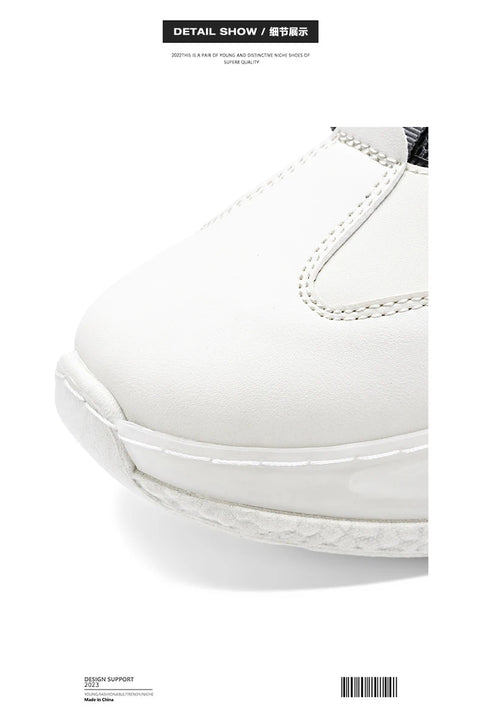 Men's Sneakers with Rotating Buckle, Comfy Non Slip Lace-up Durable Shoes for Men's Outdoor Activities