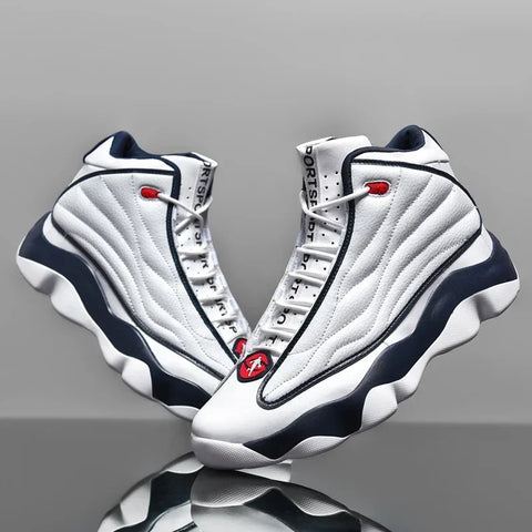 Original Boys High Ankles Sneakers Anti Slip Basketball Trainers Unisex Plus Size 45 Outdoor Sneakers for Men Basket Shoe Women