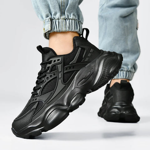 Men's Sneakers Casual Athletic Walking Sneakers Male Black High Quality Trend Platform Running Basketball Shoes for Men 2025