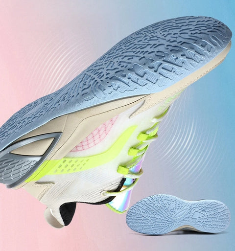 High Quality Basketball Shoes Fashion Reflective Basket Boots Comfy Breathable Sneakers Outdoor Rubber Anti Slip Soft Midsole