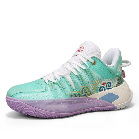 Basketball Shoes Men Breathable Sneakers for Men's Mesh Non-slip Casual Cushioning Shoes Training Athletic Basketball Sneakers