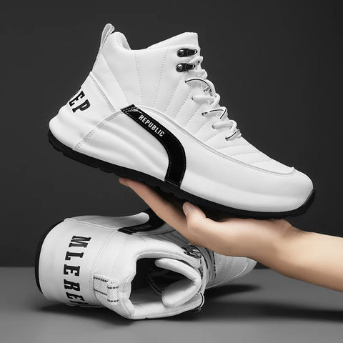 2025 Fashionable Sneakers High-Top Basketball Shoes for Men Sports Sneakers - Ankle Support Trainers Court Free Shipping Leisure