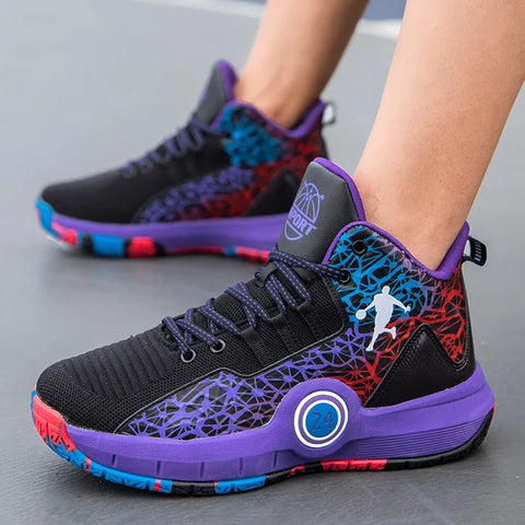 2024 Basketball Shoes Training Athletic Basketball Sneakers Men Zapateos De Mujer Tendencia&nbsp; Breathable Comfortable Sports Shoes