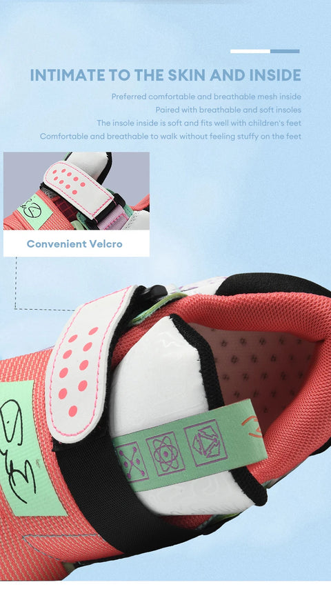 Kids Basketball Shoes Anti-Slip Breathable Lightweight Outdoor Sports Sneakers for Boys Girls Training