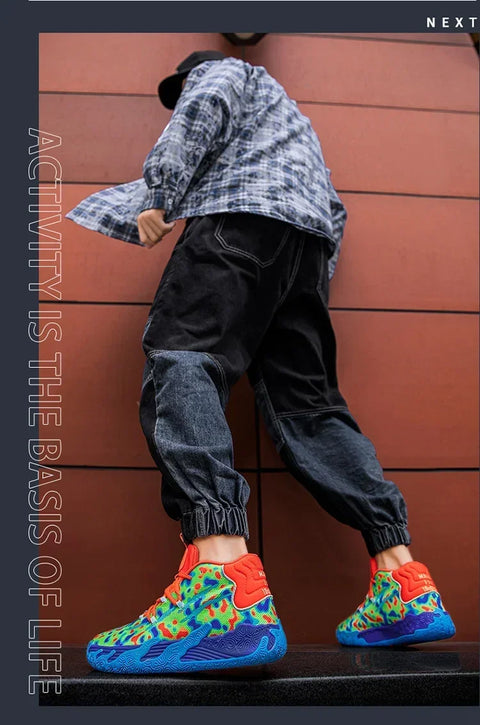 2025 New Basketball Shoes Men Breathable Comfortable Sneakers Training Sports Basketball Sneakers Women Shoes