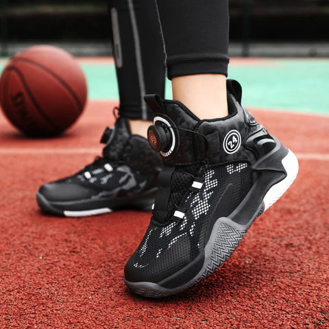 2025 New Children's Basketball Sports Shoes for Boys High-Quality Running Kids Shoes Child Sneakers Non-Slip School Shoes
