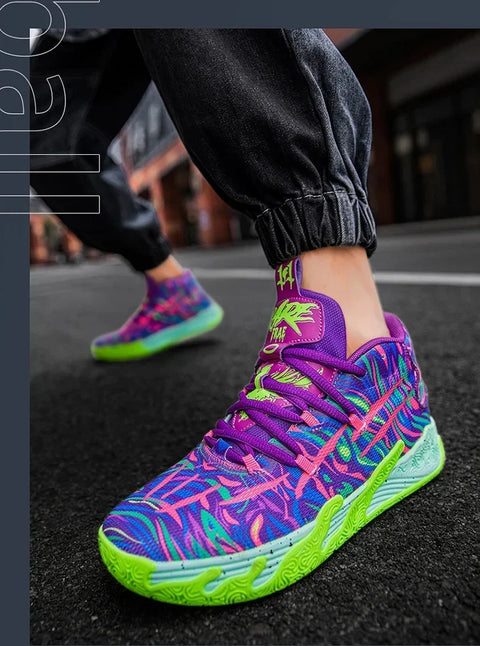 2025 New Basketball Shoes Men Breathable Comfortable Sneakers Training Sports Basketball Sneakers Women Shoes