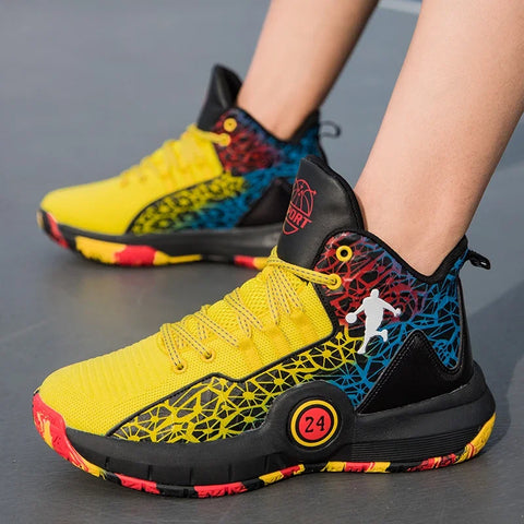 2024 Basketball Shoes Training Athletic Basketball Sneakers Men Zapateos De Mujer Tendencia&nbsp; Breathable Comfortable Sports Shoes