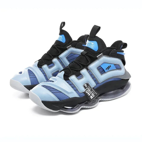 High-Quality Men's Basketball Shoes High Street Original Sneakers Men Air Cushioning Rubber Anti-slip Leisure Shoes Male 39-45