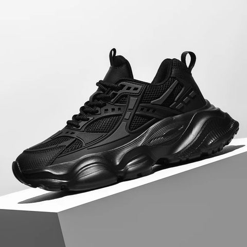 2025 Men's Sneakers Casual Athletic Walking Sneakers Male Black High-Quality Trend Platform Running Basketball Shoes For Men