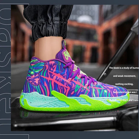 2025 New Basketball Shoes Men Breathable Comfortable Sneakers Training Sports Basketball Sneakers Women Shoes