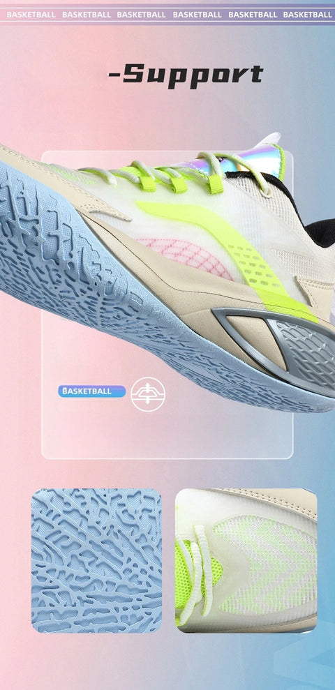 High Quality Basketball Shoes Fashion Reflective Basket Boots Comfy Breathable Sneakers Outdoor Rubber Anti Slip Soft Midsole