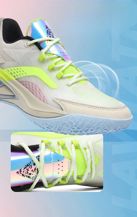 High Quality Basketball Shoes Fashion Reflective Basket Boots Comfy Breathable Sneakers Outdoor Rubber Anti Slip Soft Midsole