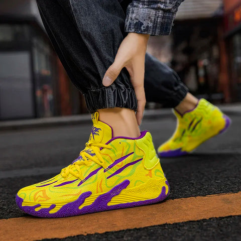 2025 New Basketball Shoes Men Breathable Comfortable Sneakers Training Sports Basketball Sneakers Women Shoes