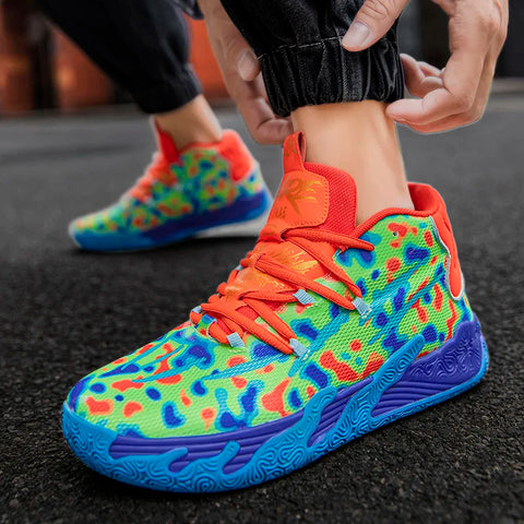 Basketball Shoes Training Outdoor Sports Basketball Sneakers Wear-resistant New Men‘s Colorful Breathable Comfortable Sneakers