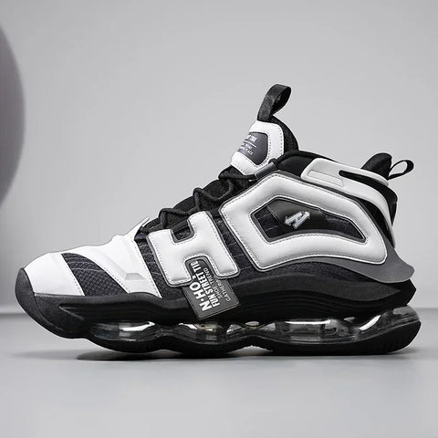 High-Quality Men's Basketball Shoes High Street Original Sneakers Men Air Cushioning Rubber Anti-slip Leisure Shoes Male 39-45