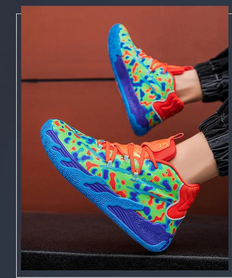 2025 New Basketball Shoes Men Breathable Comfortable Sneakers Training Sports Basketball Sneakers Women Shoes