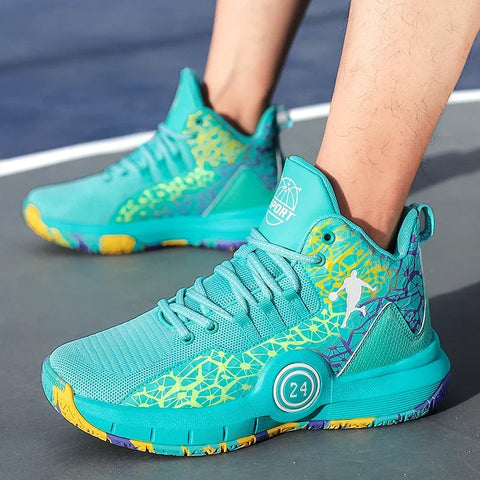 2024 Basketball Shoes Training Athletic Basketball Sneakers Men Zapateos De Mujer Tendencia&nbsp; Breathable Comfortable Sports Shoes