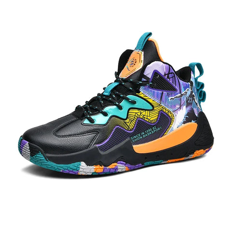 Basketball Shoes New Soft Sports Shoes Basketball Runners Children's Summer Fashion Basket Youth Sports Shoes Youth Sneakers