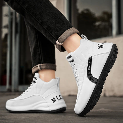 2025 Fashionable Sneakers High-Top Basketball Shoes for Men Sports Sneakers - Ankle Support Trainers Court Free Shipping Leisure