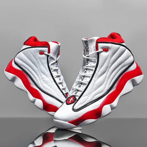 Original Boys High Ankles Sneakers Anti Slip Basketball Trainers Unisex Plus Size 45 Outdoor Sneakers for Men Basket Shoe Women