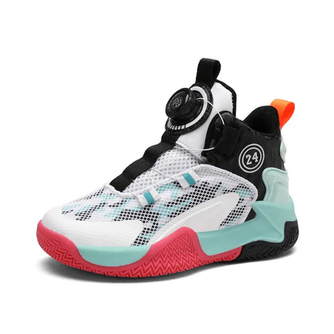 2025 New Children's Basketball Sports Shoes for Boys High-Quality Running Kids Shoes Child Sneakers Non-Slip School Shoes