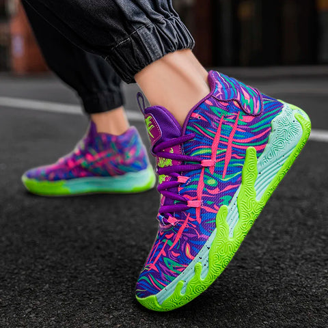 2025 New Basketball Shoes Men Breathable Comfortable Sneakers Training Sports Basketball Sneakers Women Shoes