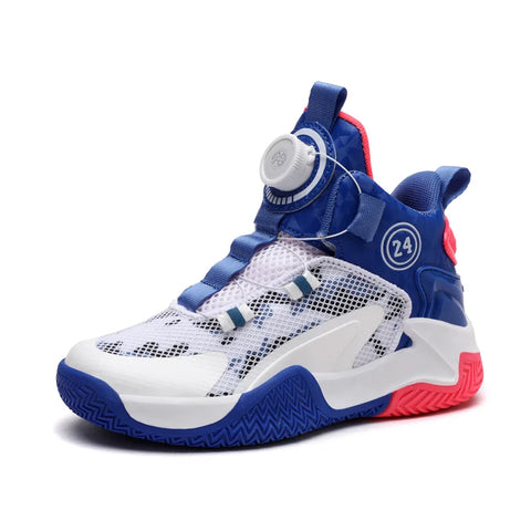 2025 New Children's Basketball Sports Shoes for Boys High-Quality Running Kids Shoes Child Sneakers Non-Slip School Shoes